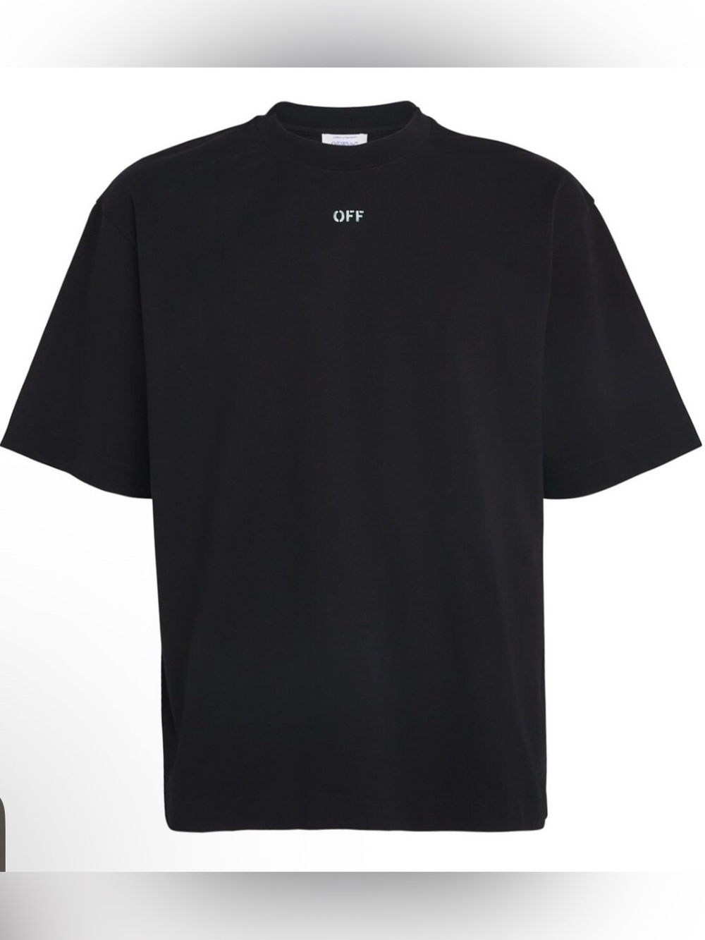 Off-White Vibe Arrow Black Short Sleeve Logo T-Shirt